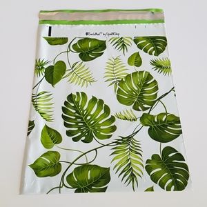 15 pcs Banana Leaves Poly Mailers 10"x13" inches